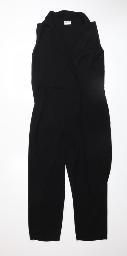 Womens UK Size S Aware by Vero Moda One-Piece Black Jumpsuit