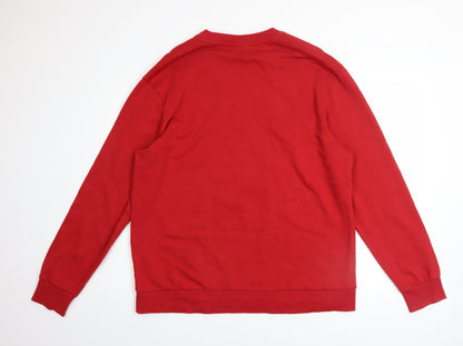 Mens UK Size 2XL JACK & JONES Red Pullover Sweatshirt