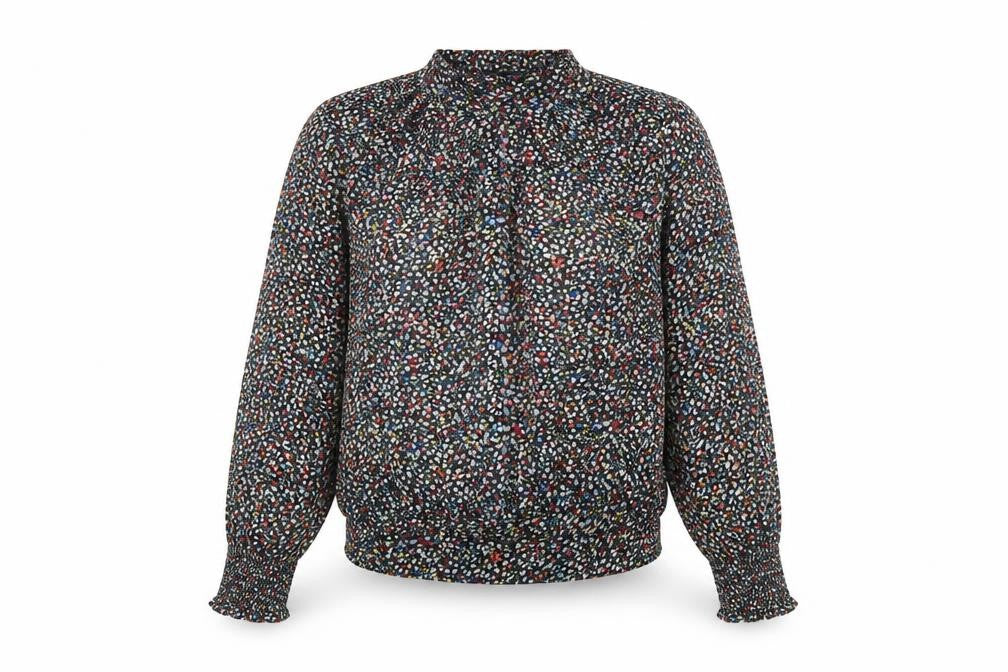 Womens UK Size 10 Paco Boutique Multicoloured Tunic Blouse