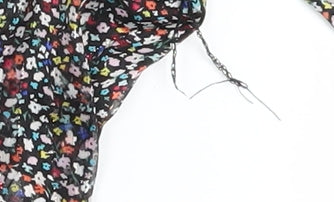 Womens UK Size 10 Paco Boutique Multicoloured Tunic Blouse