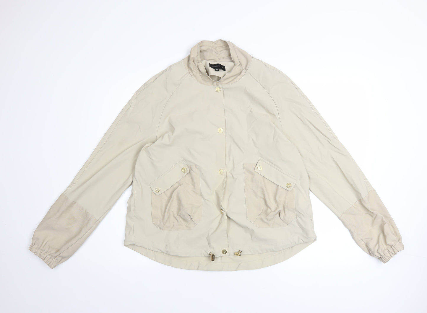 Womens UK Size 14 Eva Kayan Beige Basic Jacket