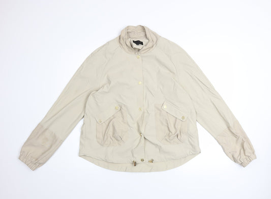 Womens UK Size 14 Eva Kayan Beige Basic Jacket