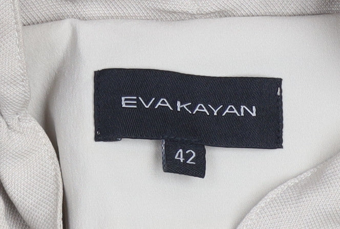 Womens UK Size 14 Eva Kayan Beige Basic Jacket