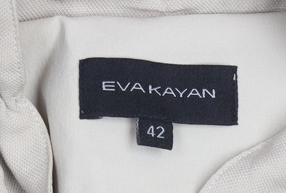 Womens UK Size 14 Eva Kayan Beige Basic Jacket