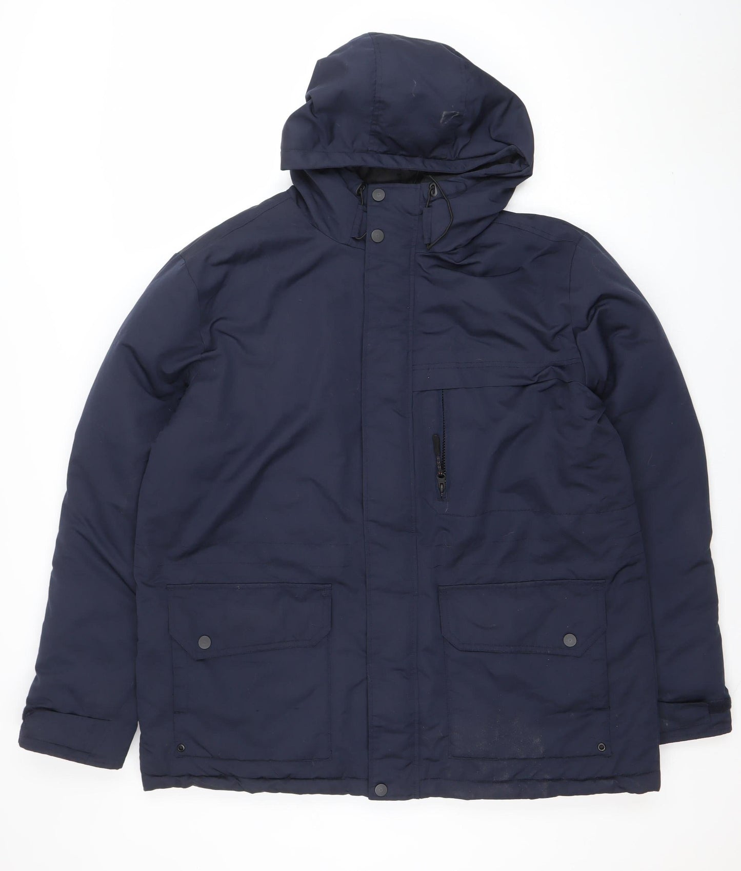 Mens UK Size 2XL FB Sister Blue Parka Coat