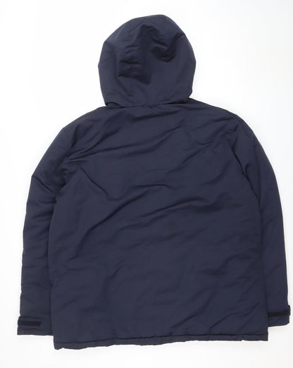 Mens UK Size 2XL FB Sister Blue Parka Coat
