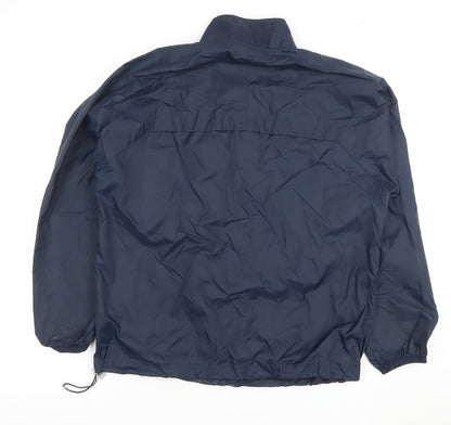 Mens UK Size 34 FILA Blue Windbreaker Coat