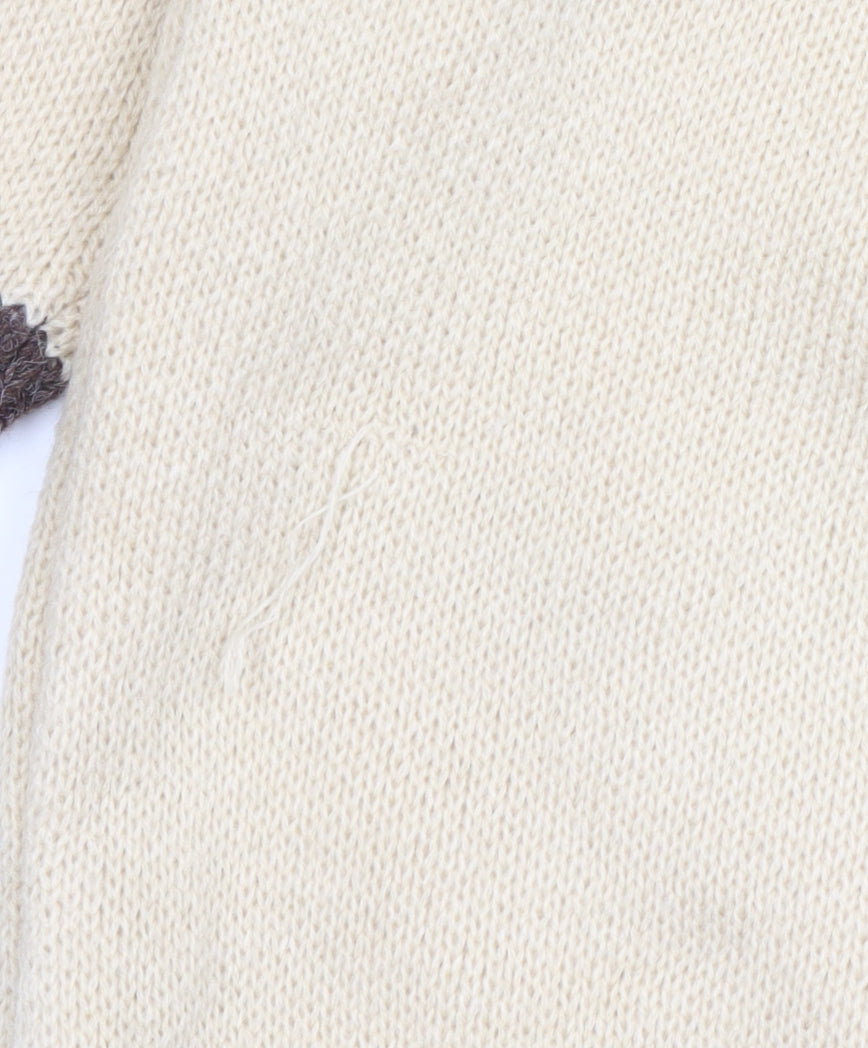 Mens UK Size XL Vencede Beige Pullover Jumper