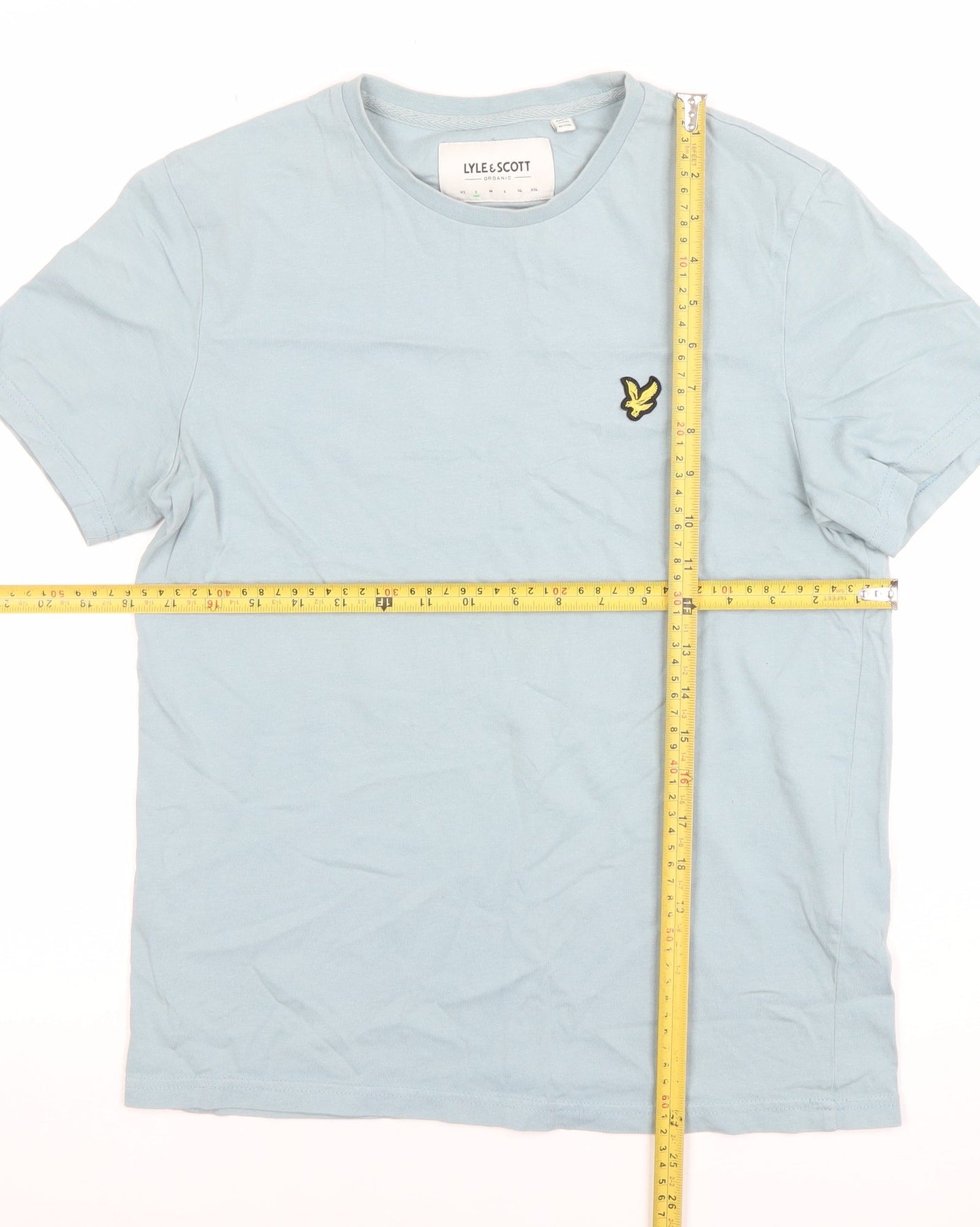 Mens UK Size M Lyle & Scott Blue  T-Shirt