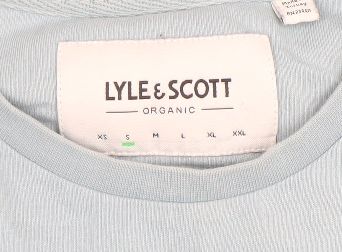Mens UK Size M Lyle & Scott Blue  T-Shirt