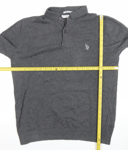 Mens UK Size M U.S. Polo Assn. Cotton Polo Shirt