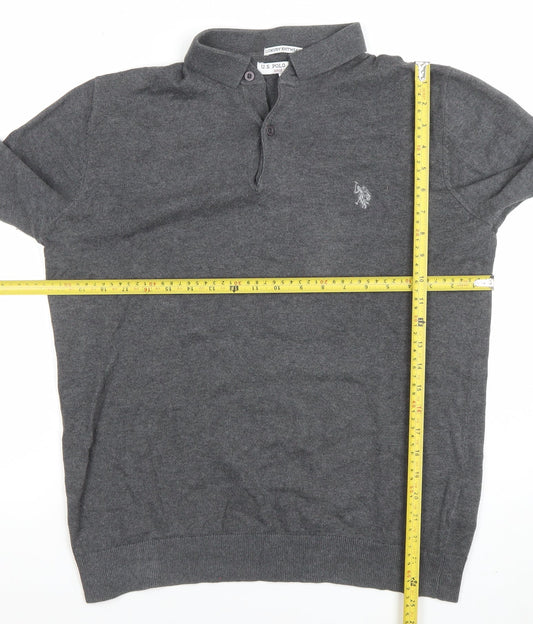 Mens UK Size M U.S. Polo Assn. Cotton Polo Shirt