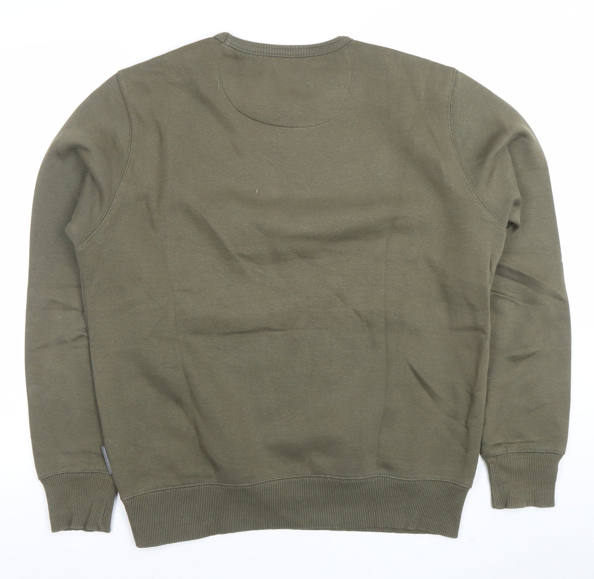 Mens UK Size M French Connection Green Pullover Sweatshirt