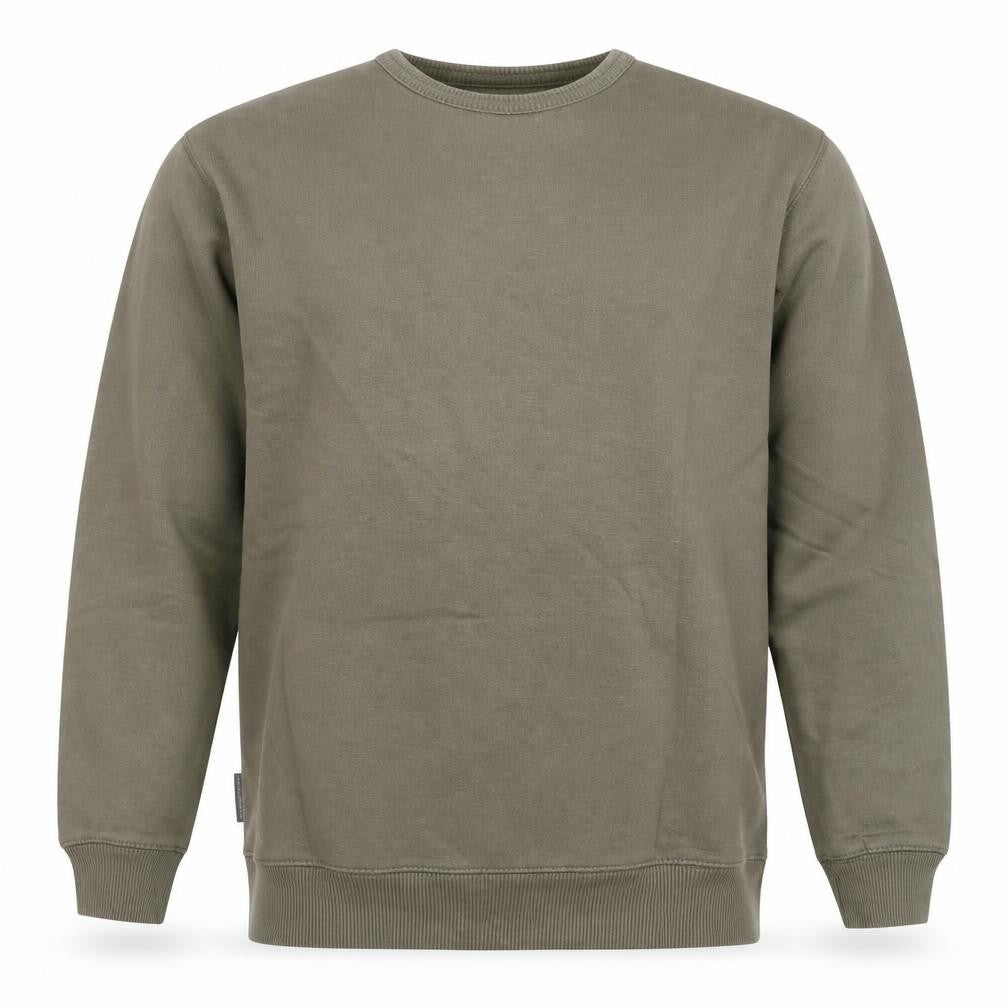 Mens UK Size M French Connection Green Pullover Sweatshirt