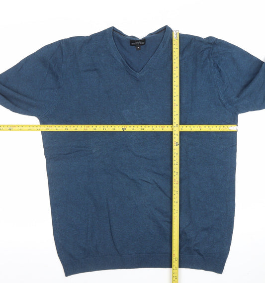 Mens UK Size M NEXT Blue Pullover Jumper