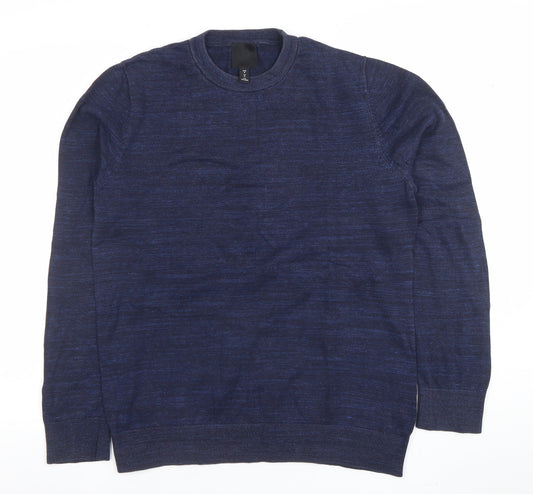 Mens UK Size M H&M Blue Pullover Jumper