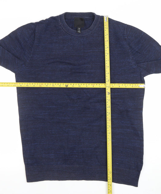 Mens UK Size M H&M Blue Pullover Jumper