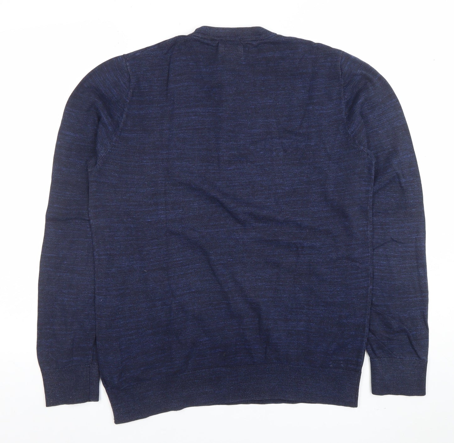 Mens UK Size M H&M Blue Pullover Jumper