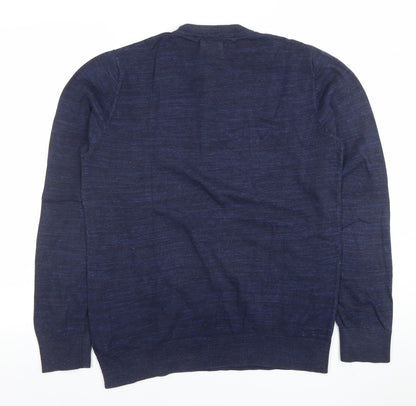 Mens UK Size M H&M Blue Pullover Jumper