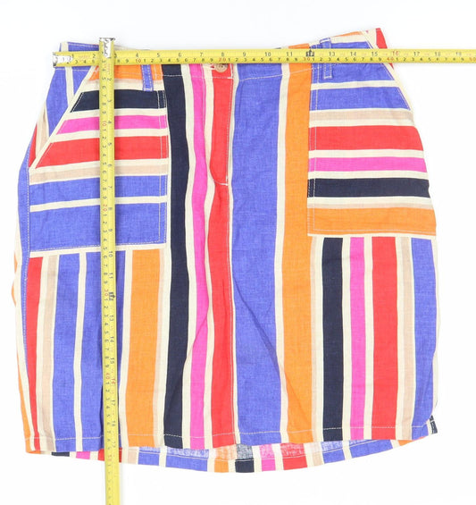 Womens UK Size 12 NEXT A-Line Woven Skirt