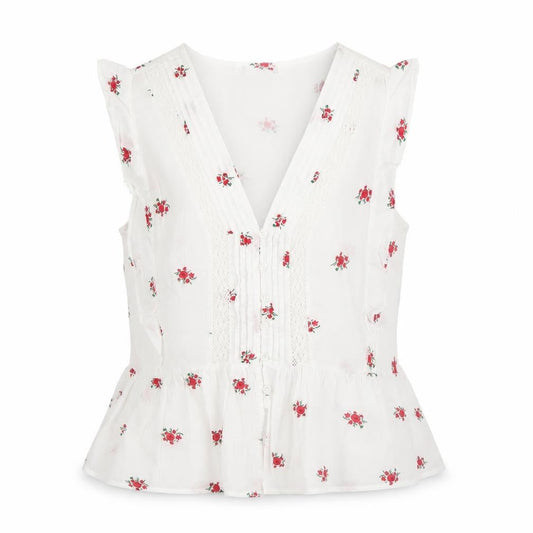 Womens UK Size L Dunnes White Tunic Blouse