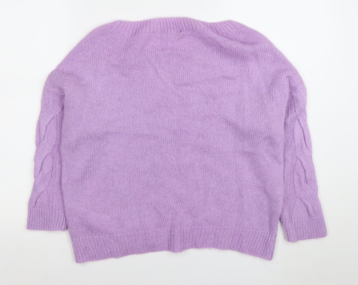 Womens UK Size S Zabaione Purple Pullover Jumper