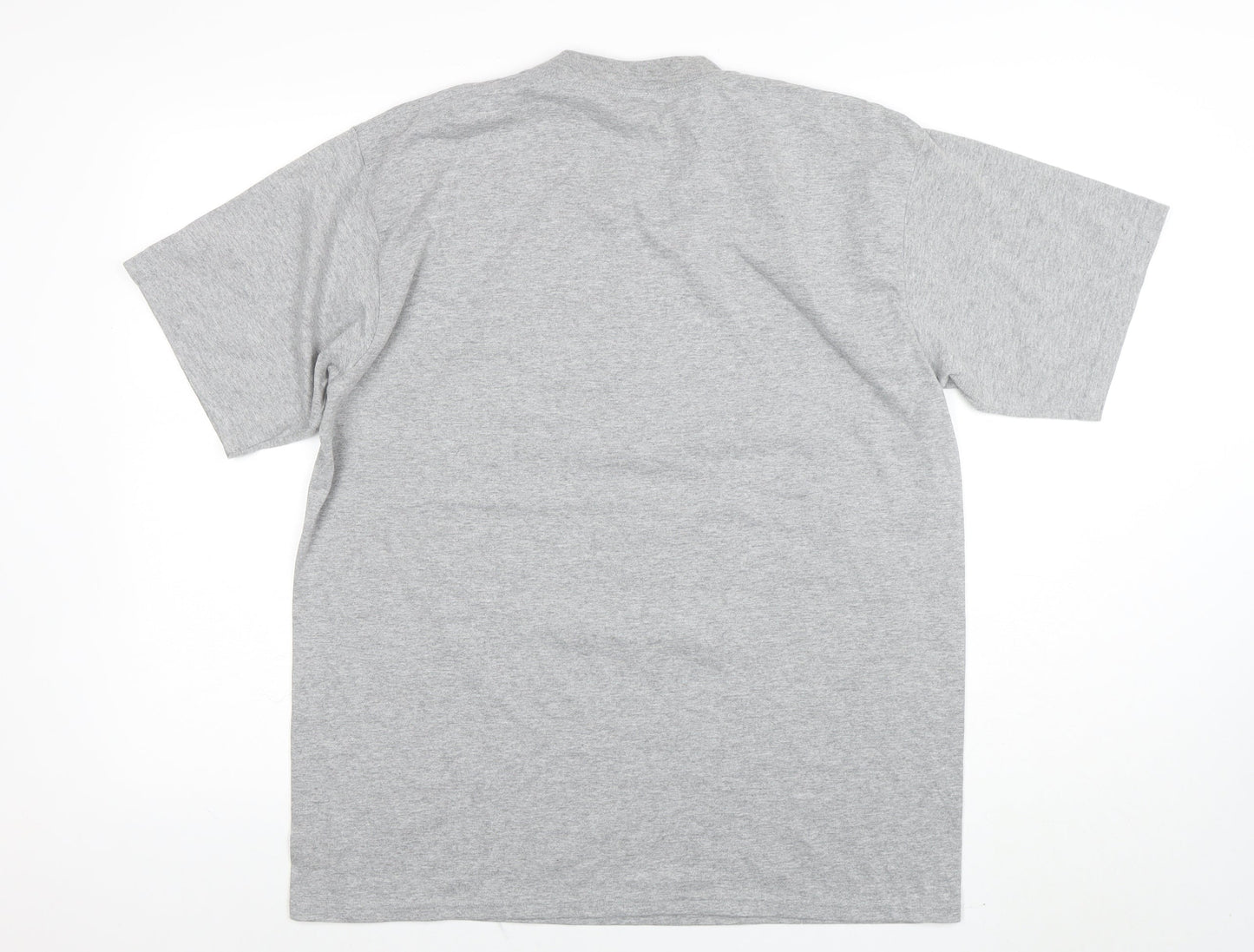 Mens UK Size L Smiley Grey  T-Shirt
