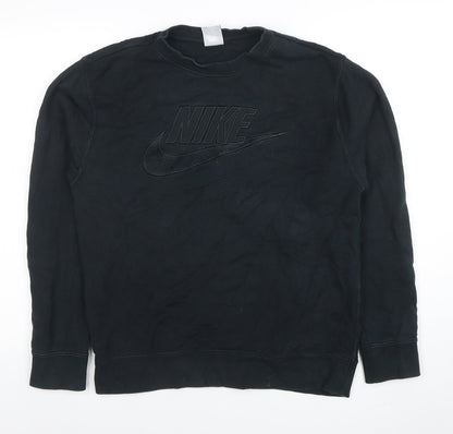 Mens UK Size S Nike Black Pullover Sweatshirt