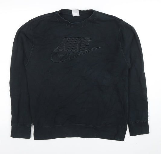Mens UK Size S Nike Black Pullover Sweatshirt