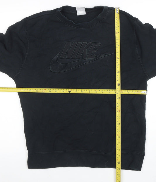 Mens UK Size S Nike Black Pullover Sweatshirt