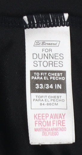 Mens UK Size S Dunnes Stores Black Running & JoggingGym & TrainingFootball T-Shi