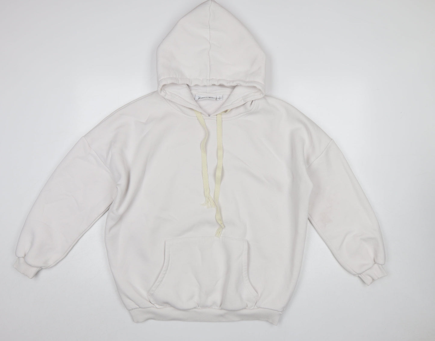Womens UK Size S Kendall + Kylie White Pullover Hoodie