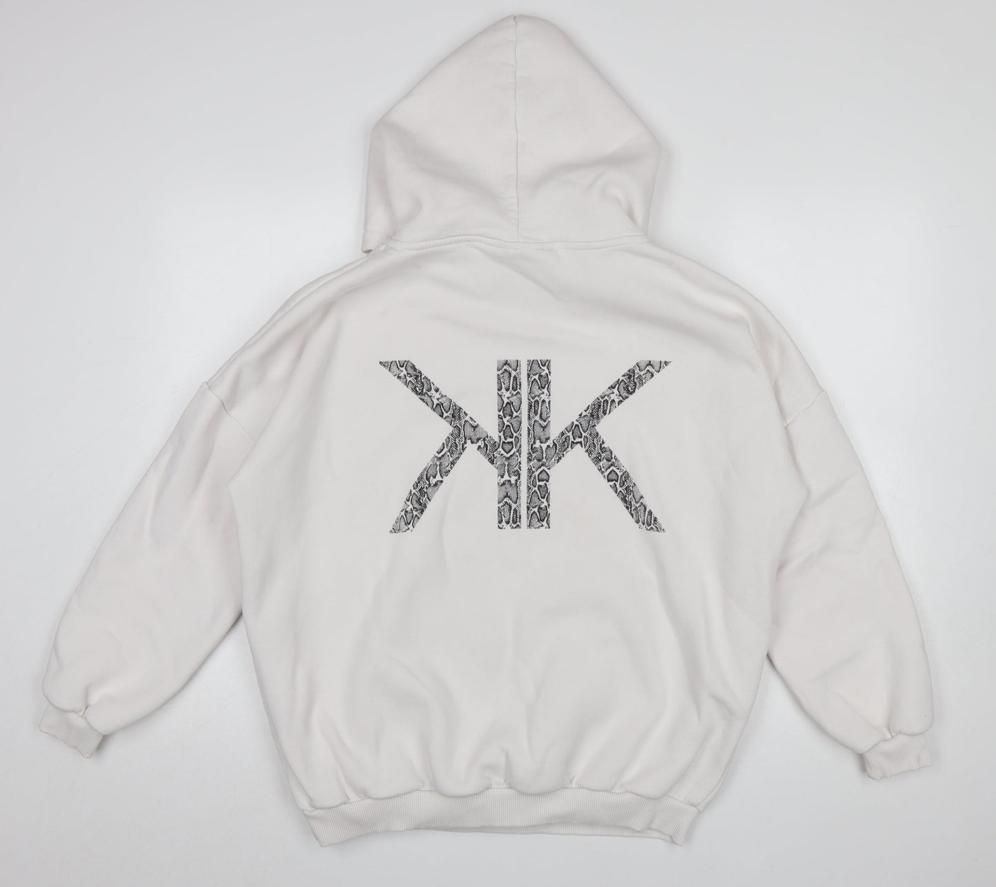 Womens UK Size S Kendall + Kylie White Pullover Hoodie