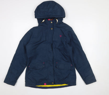 Womens UK Size 8 LIGHTHOUSE Blue Parka Coat