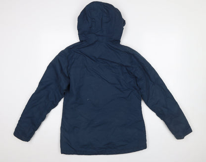 Womens UK Size 8 LIGHTHOUSE Blue Parka Coat