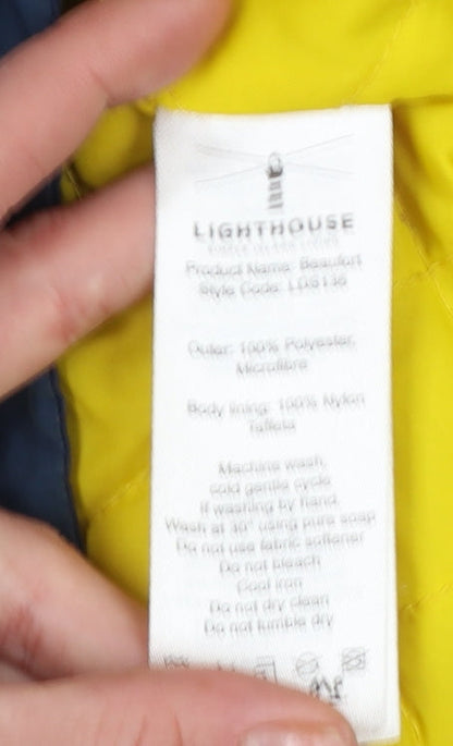 Womens UK Size 8 LIGHTHOUSE Blue Parka Coat
