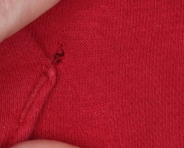 Mens UK Size XL Hollister Red Pullover Hoodie