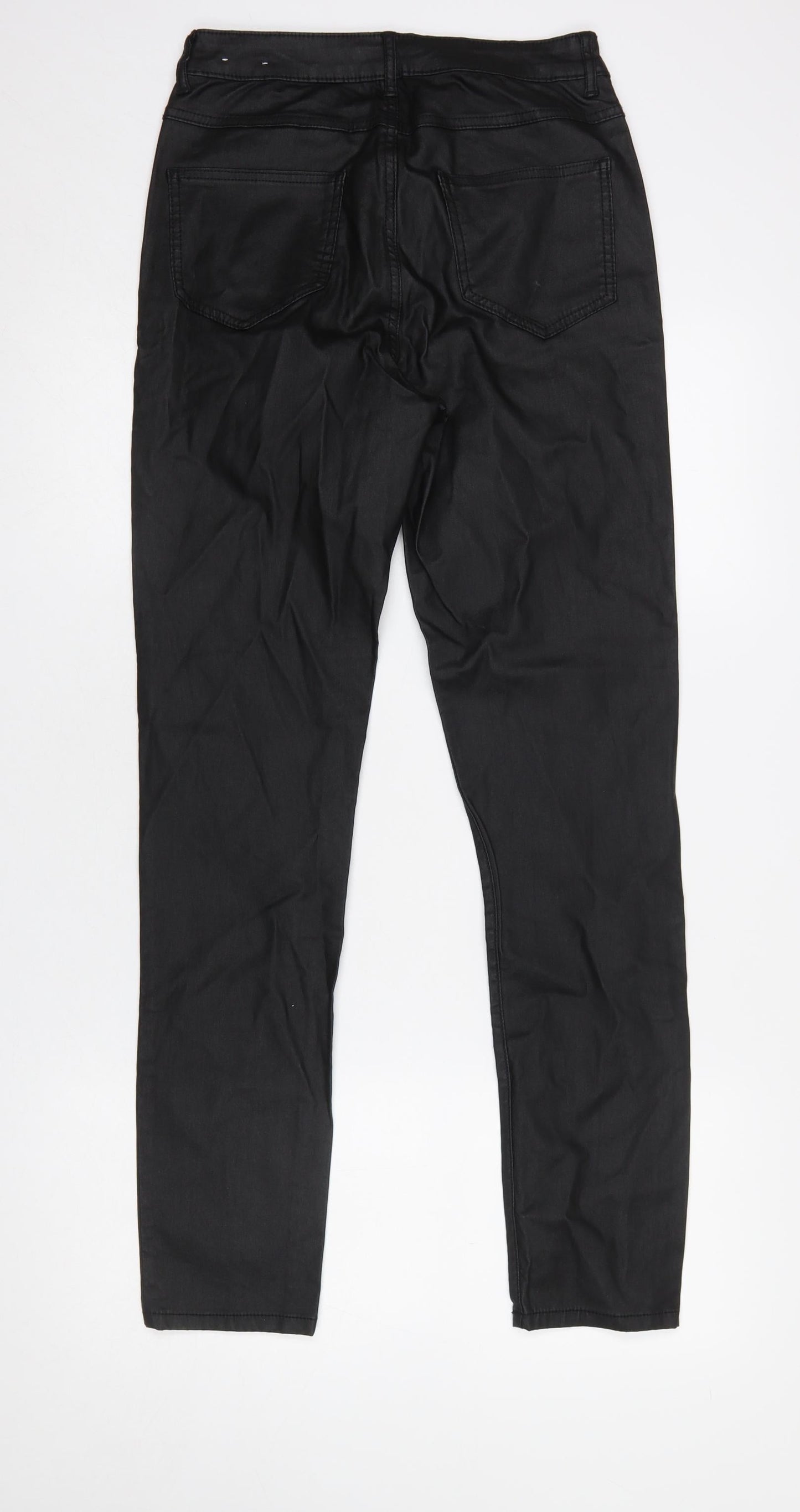 Womens UK Size L VILA Slim Fit CasualParty/Cocktail Black Trousers