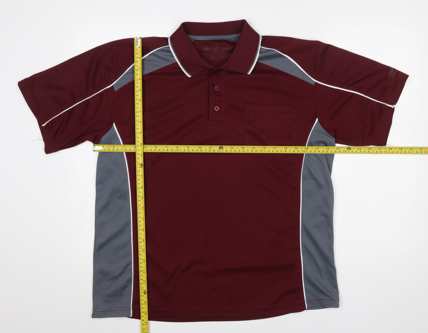 Cougars Performance Men's Multicoloured Polo Shirt Size M Quick Dry