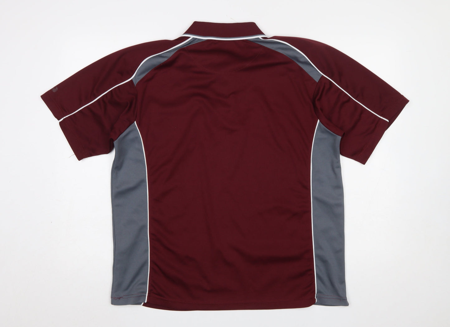 Cougars Performance Men's Multicoloured Polo Shirt Size M Quick Dry