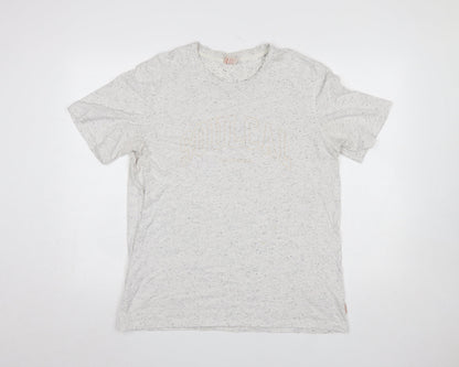 Mens UK Size L SoulCal & Co Beige  T-Shirt