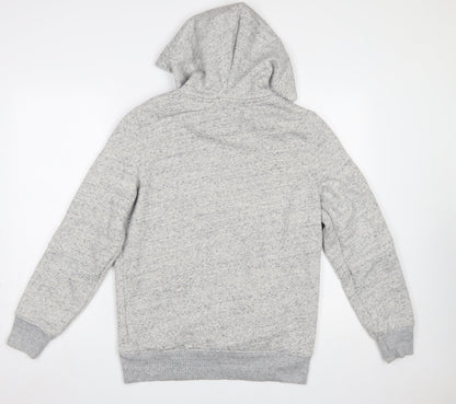 Mens UK Size S Hollister Grey Pullover Hoodie