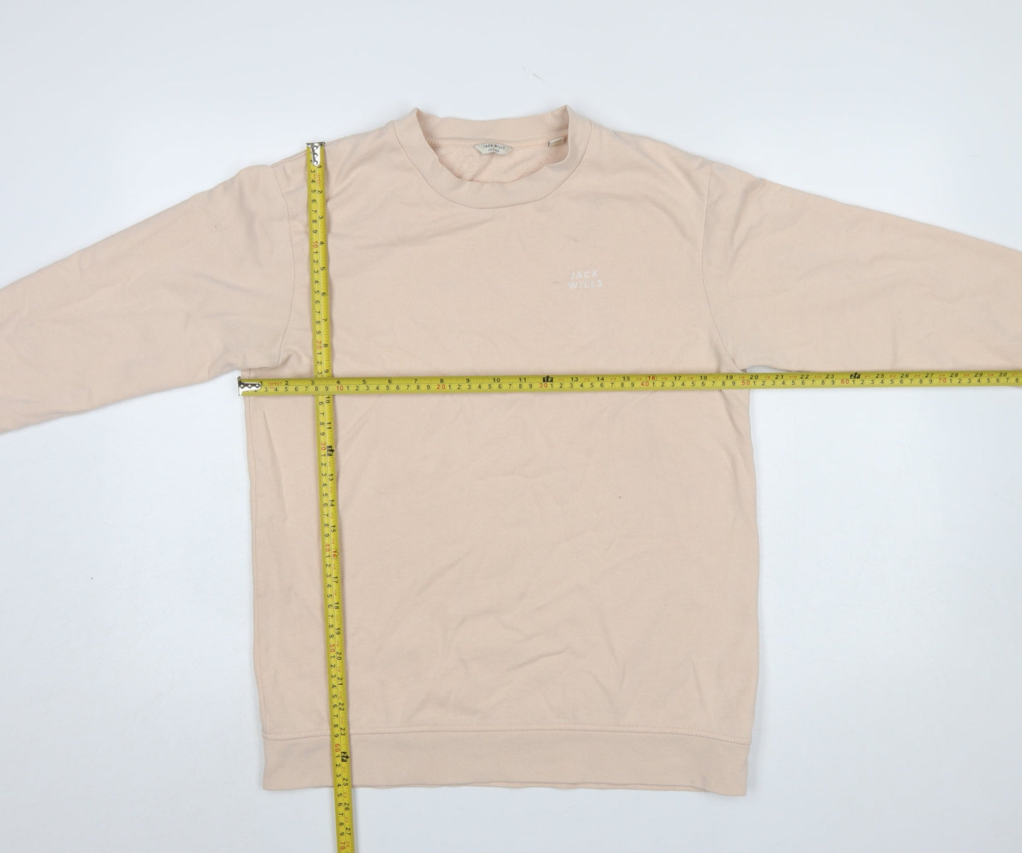 Womens UK Size 12 Jack Wills Beige Pullover Sweatshirt