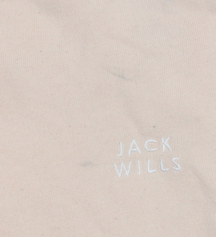 Womens UK Size 12 Jack Wills Beige Pullover Sweatshirt