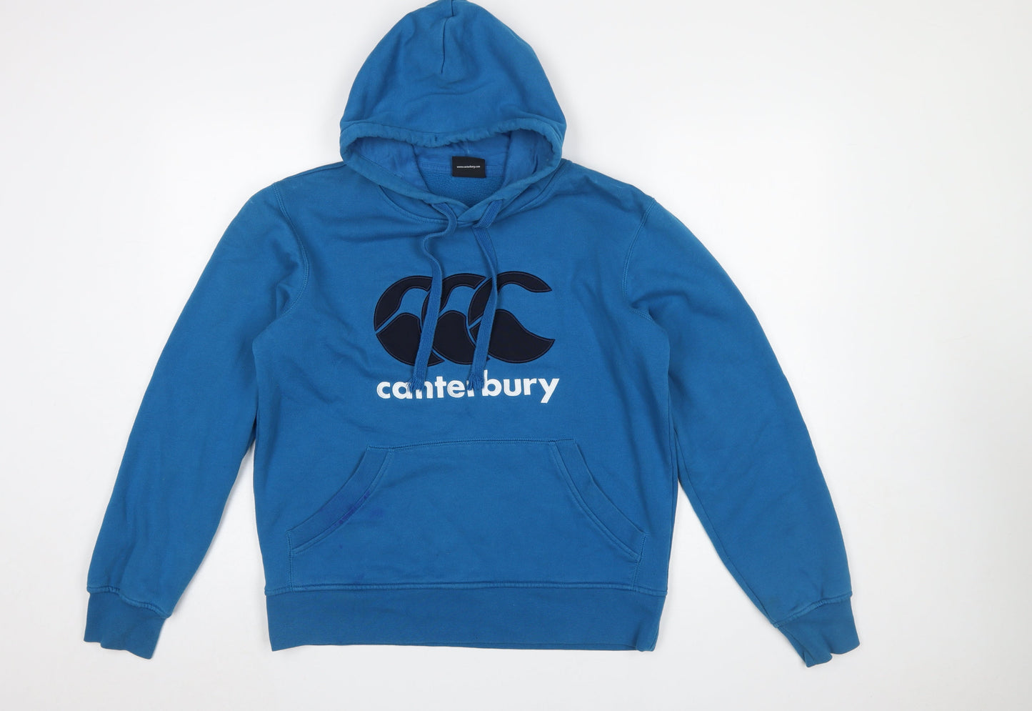 Mens UK Size S Canterbury Blue Pullover Hoodie