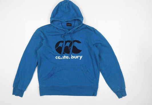 Mens UK Size S Canterbury Blue Pullover Hoodie