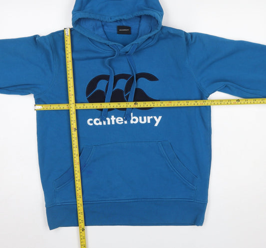 Mens UK Size S Canterbury Blue Pullover Hoodie