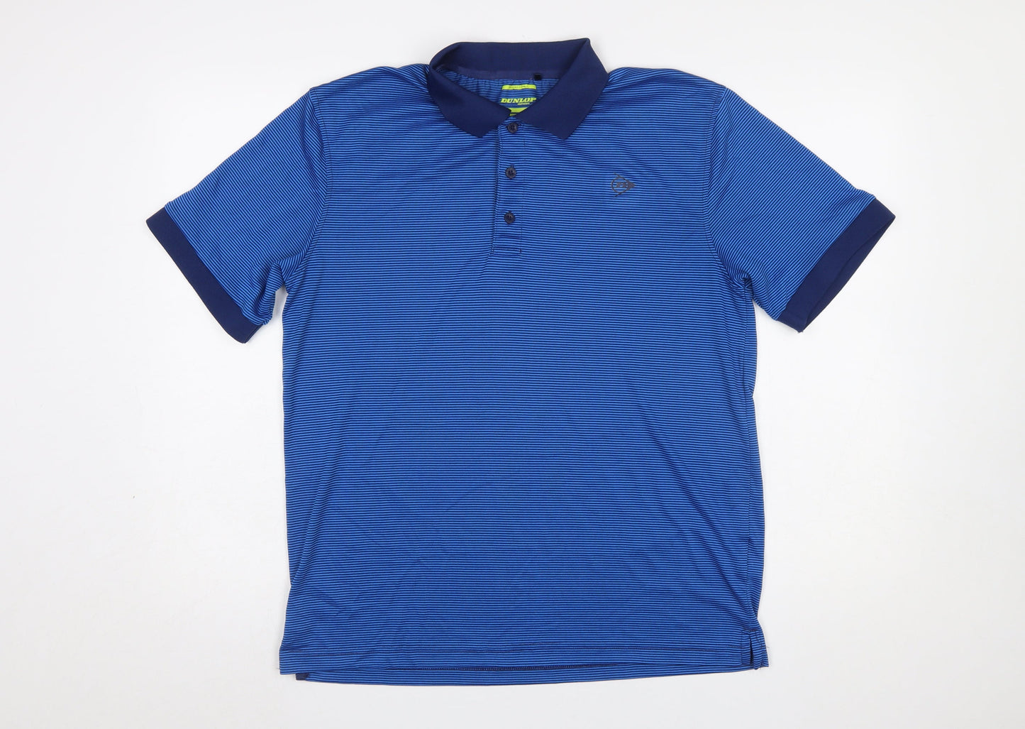 Mens UK Size L Dunlop Blue GolfGym & TrainingRunning & JoggingWalking Polo