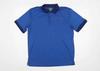 Mens UK Size L Dunlop Blue GolfGym & TrainingRunning & JoggingWalking Polo