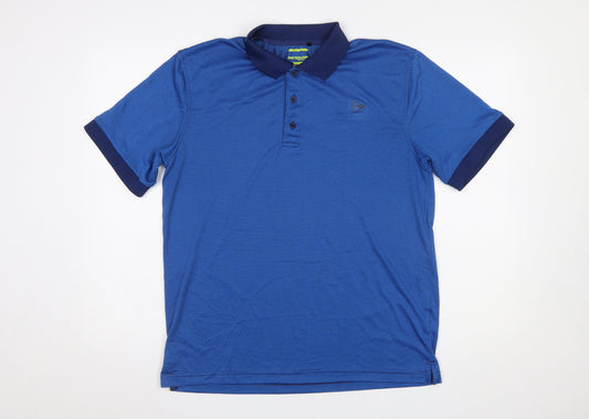 Mens UK Size L Dunlop Blue GolfGym & TrainingRunning & JoggingWalking Polo